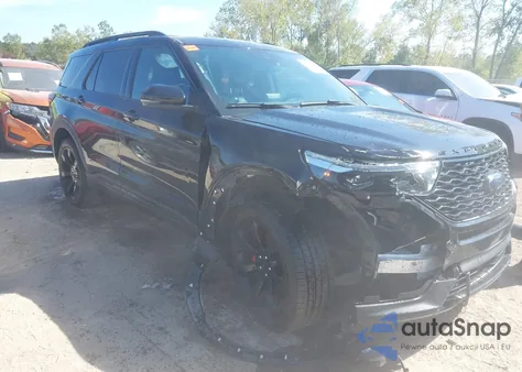 2022 Ford Explorer St из США, поврежденный, VIN 1FM5K8GC4NGA78161